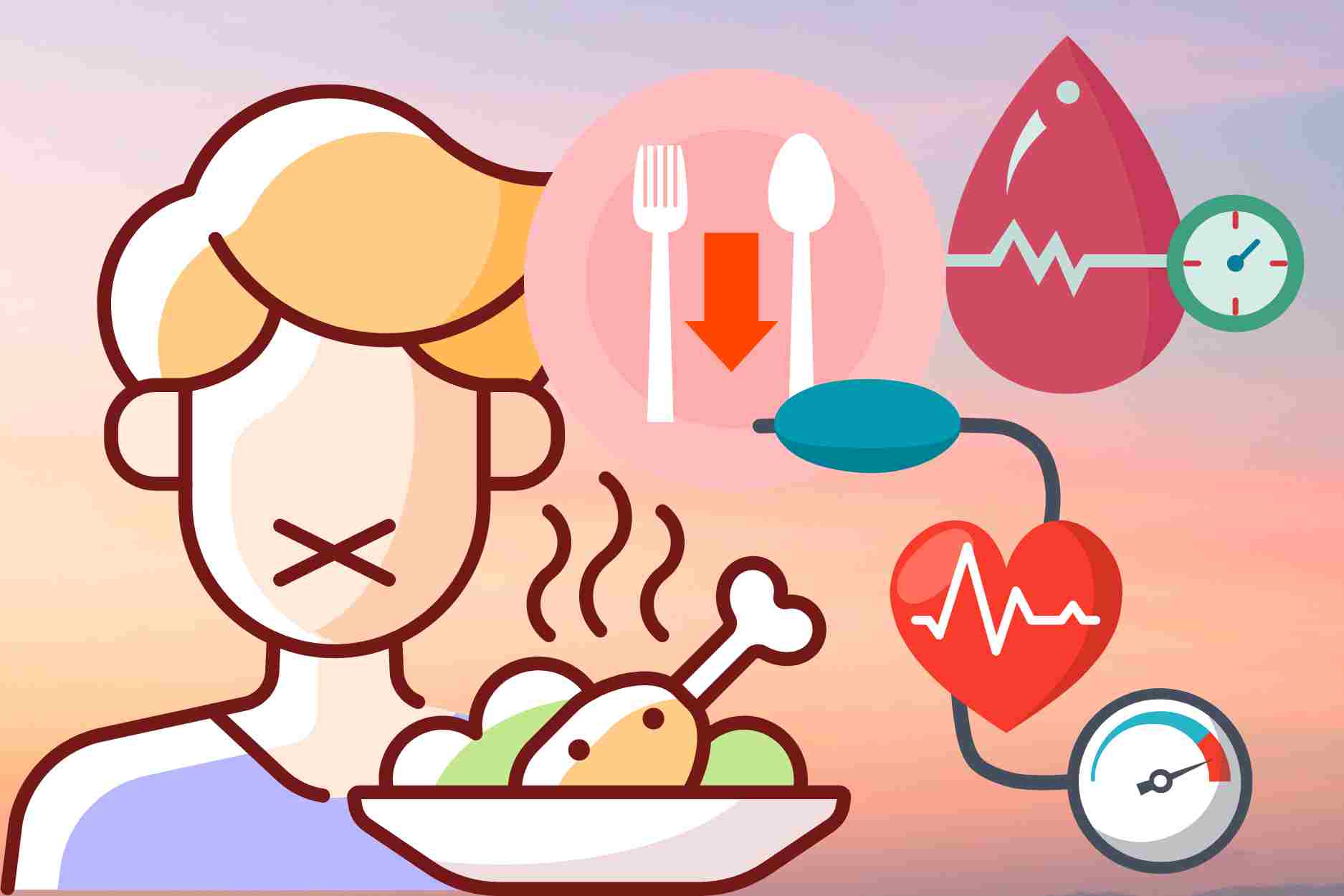 What happens to people with high blood pressure when they skip breakfast
