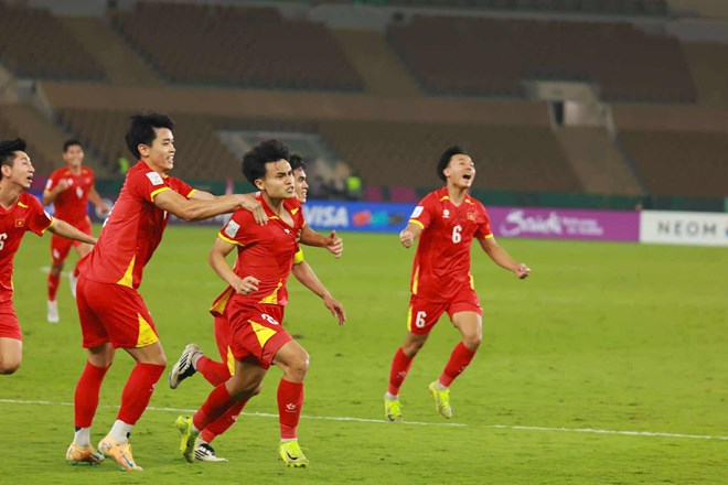 U23 Viet Nam dang co nhung buoc tien ro ret.  Anh: AFC