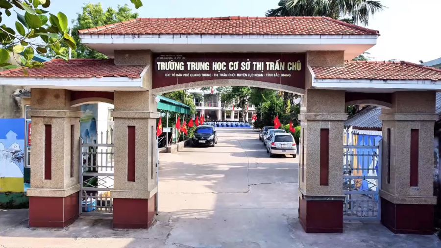 Chu Secondary School (Bac Ninh). Photo: PV