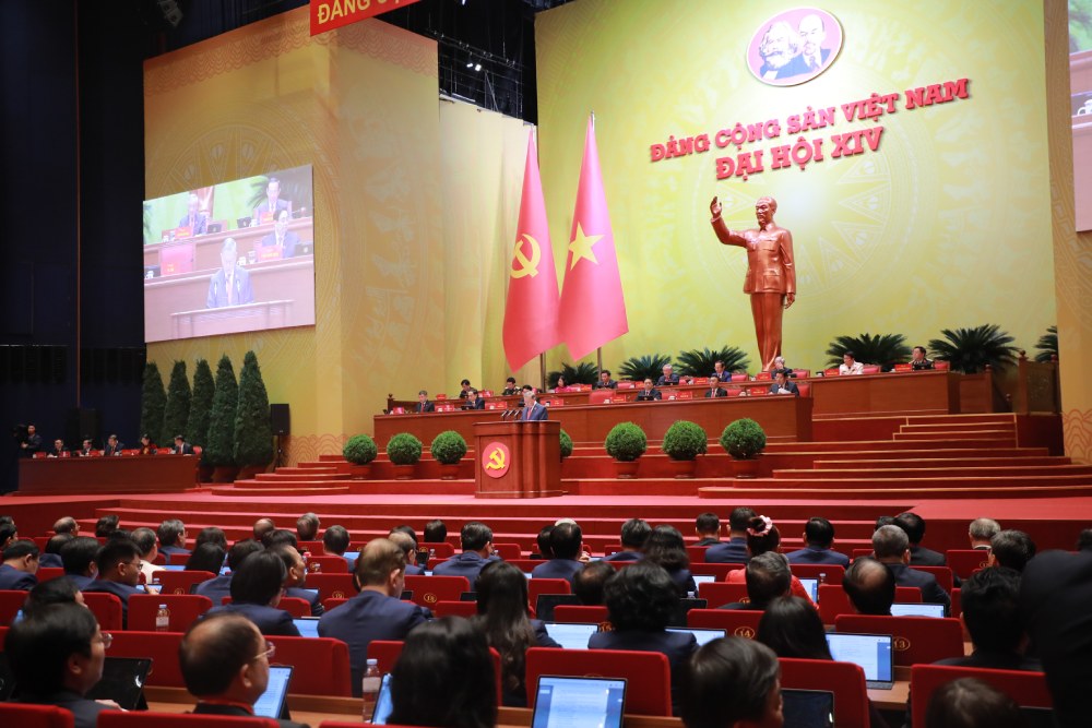 Toan canh phien khai mac Dai hoi XIV cua Dang. Anh: Tran Vuong