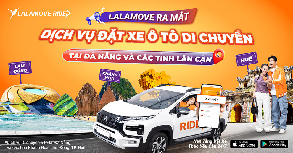Lalamove launches car passenger transportation service in Da Nang and neighboring provinces. Photo: Provided by DN