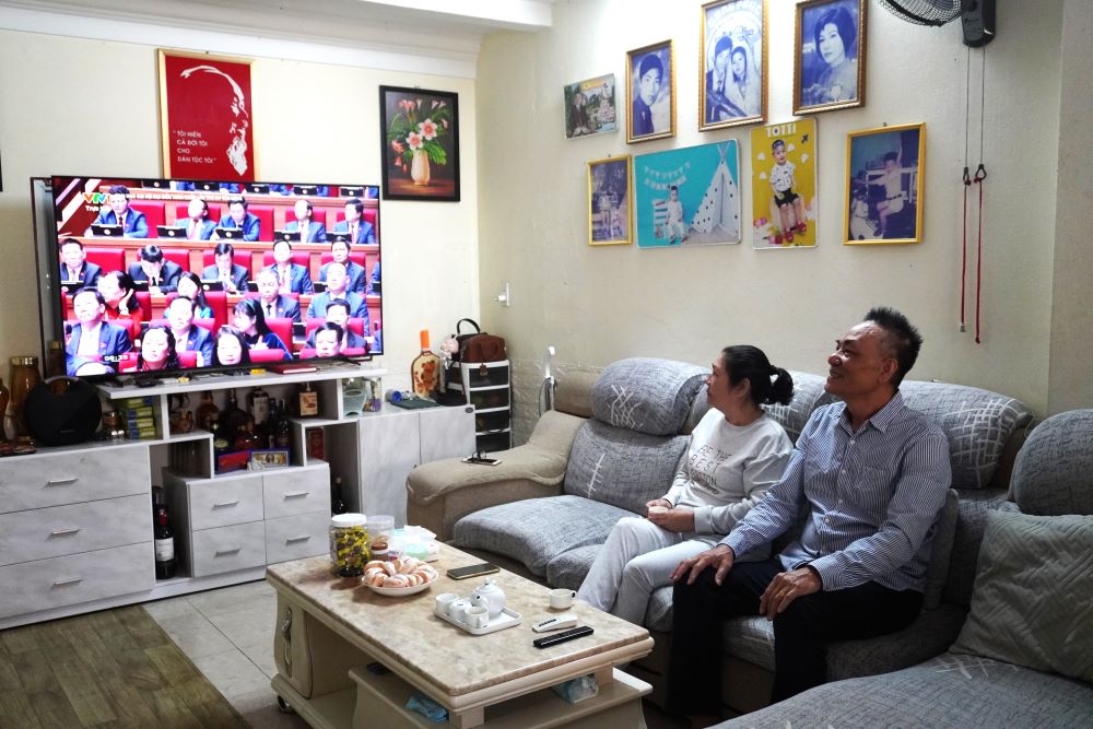 ダナンは第14回党大会を生放送で観戦