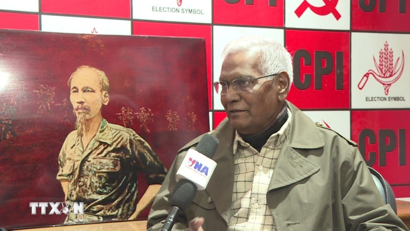 General Secretary of the Communist Party of India (CPI) Doraisamy Raja. Photo: VNA