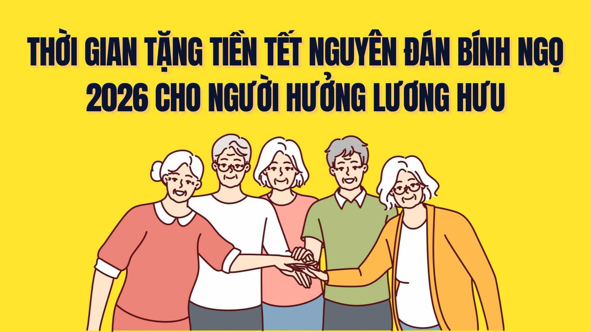 Time to donate money for the Binh Ngo Lunar New Year 2026 to pensioners. Graphics: Tra My