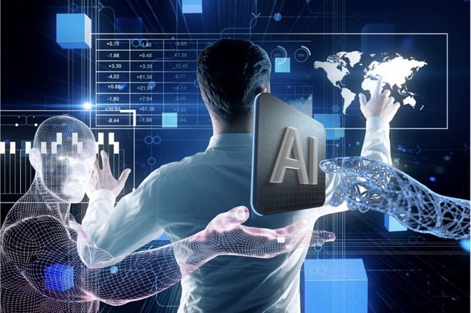 AI is expected to improve performance but also raises concerns about job safety, especially when businesses prioritize cuts. Graphics: Anh Vu