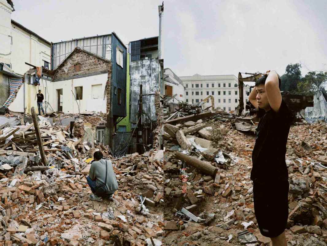 Anh Thanh va gia dinh than tho, tiec nuoi khi thay quan pho gan lien voi ky uc nhieu chuc nam khong con nua. Anh: Nhan vat cung cap