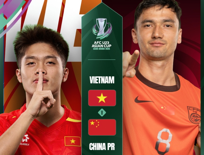 U23 Vietnam faces U23 China in the U23 Asian Championship 2026 semi-finals. Photo: AFC