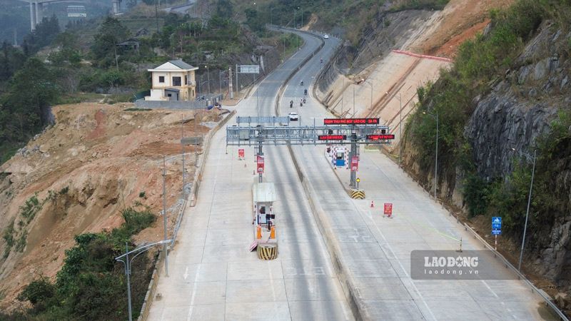 Hien trang tram BOT Sa Pa hoan thanh khac phuc sat lo. Anh: Dinh Dai