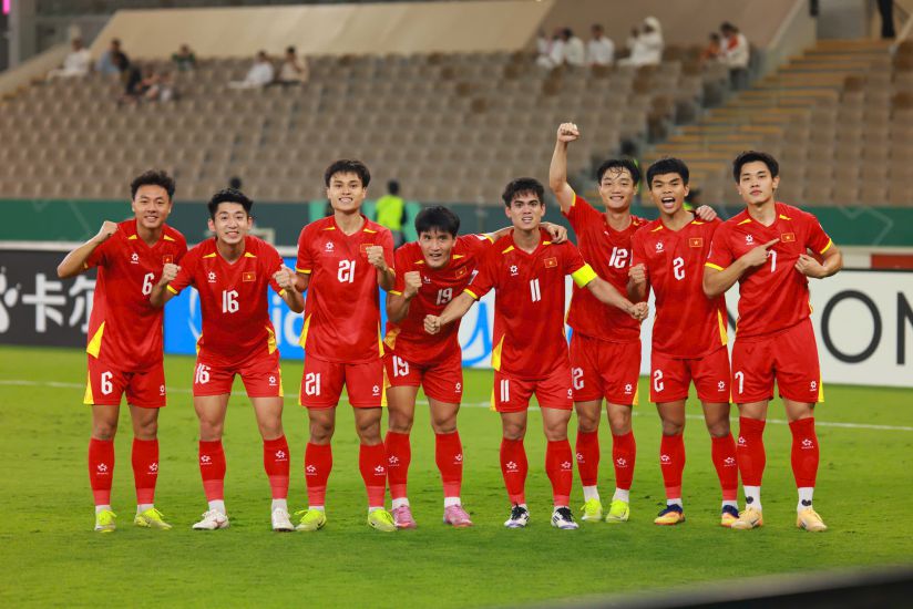 U23 Vietnam players have a great opportunity in the V.League after the AFC U23 Championship Finals. Photo: AFC