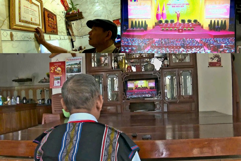 Following the 14th Party Congress from the highlands of Da Nang. Photo: Nguyen Hoang
