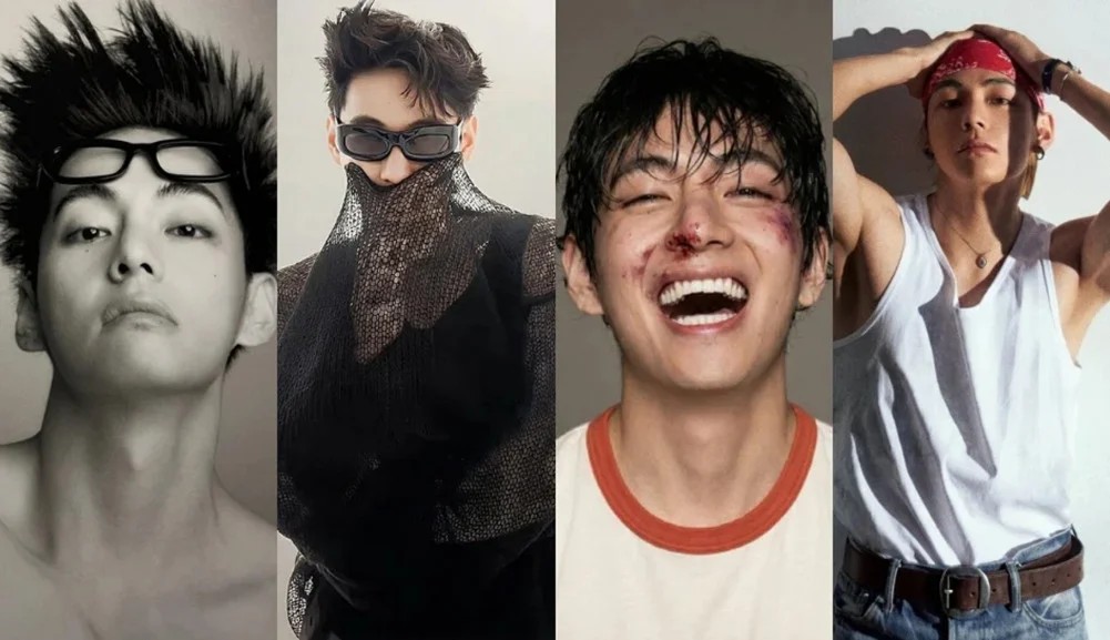 Series of expressive expressions of BTS V. Photo: Lotte.