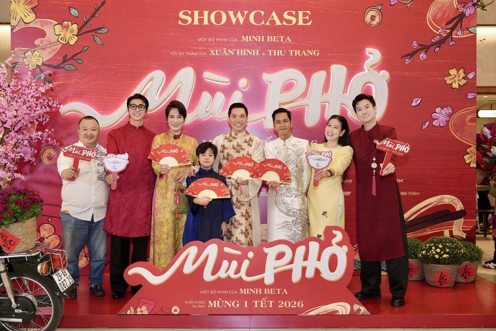 The movie "Mui Pho" has a showcase in Hanoi. Photo: Producer
