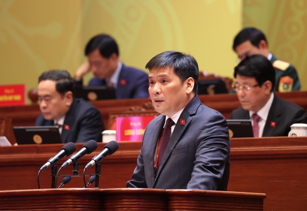 Deputy Head of the Central Organization Committee Nguyen Thanh Binh said that he will complete job positions and assign staff for the 2026-2031 period. Photo: Duy Linh