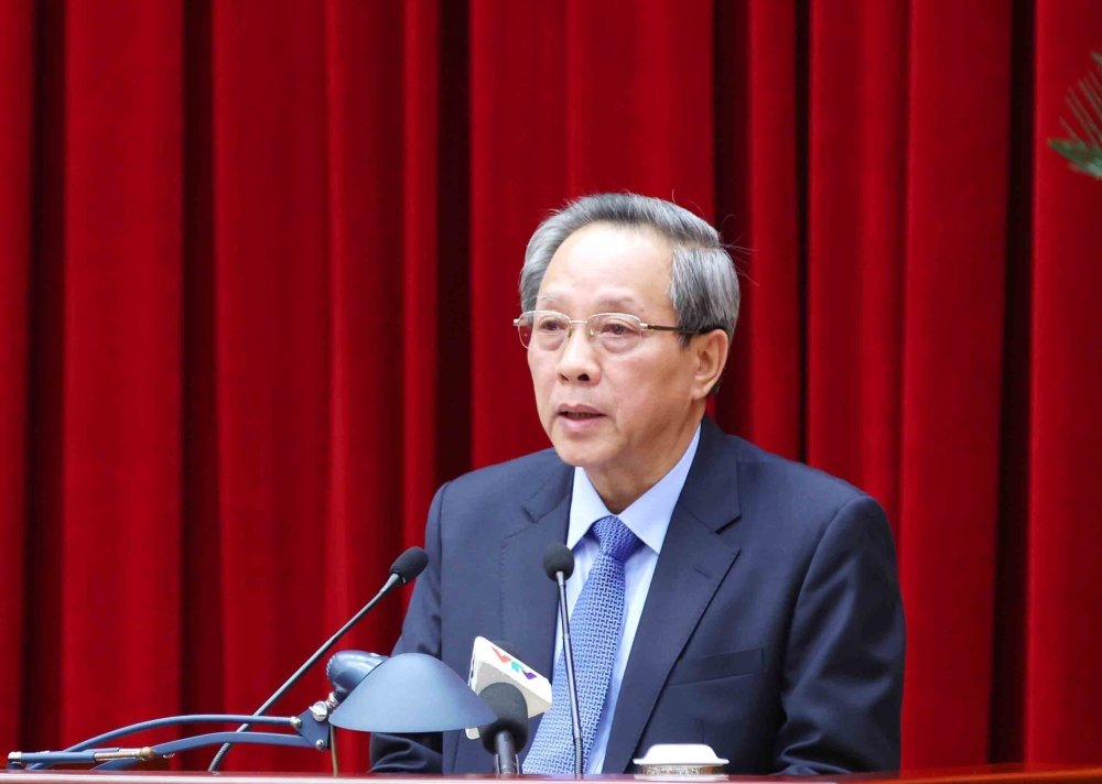 Mr. Hoang Dang Quang - Member of the Party Central Committee, Standing Deputy Head of the Central Organization Committee. Photo: Phuong Hoa