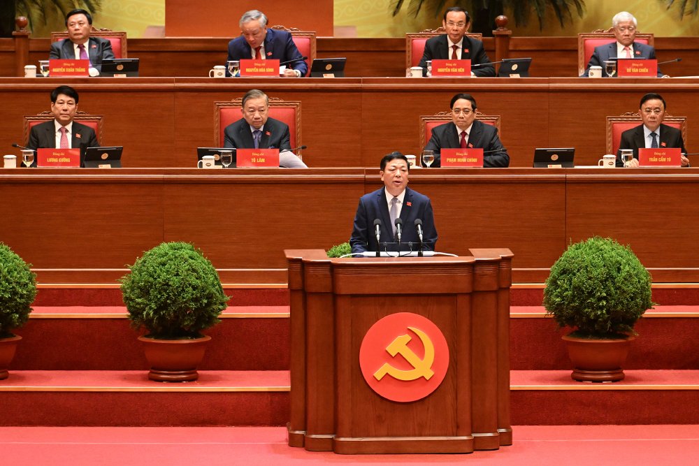 El Ministro de Construccion, Tran Hong Minh, habla sobre el objetivo de tener 1 millon de viviendas sociales. Foto: Duy Linh