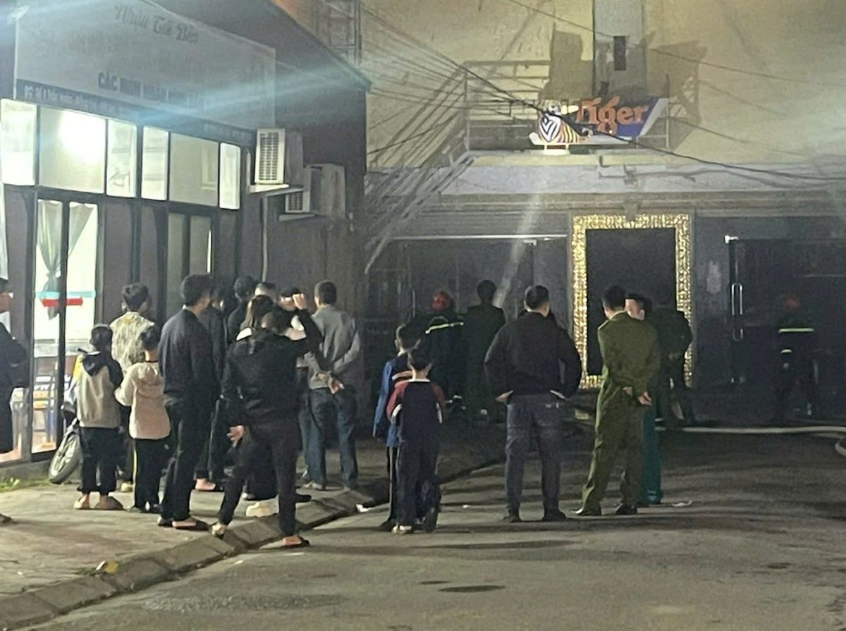Fire scene. Photo: Hai Phong Police