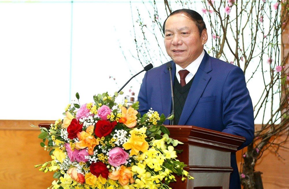 Member of the Party Central Committee, Secretary of the Party Committee, Minister of Culture, Sports and Tourism Nguyen Van Hung. Photo: Tran Huan