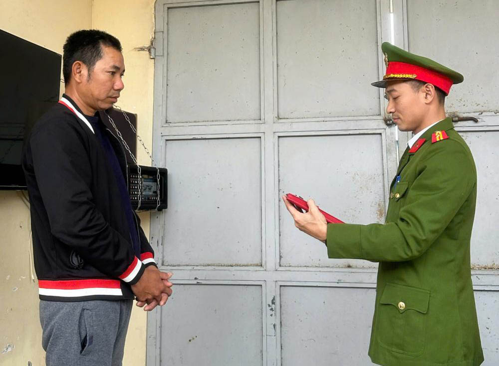 Đối tượng Lưu bị khởi tố. Ảnh: Công an Hà Tĩnh.