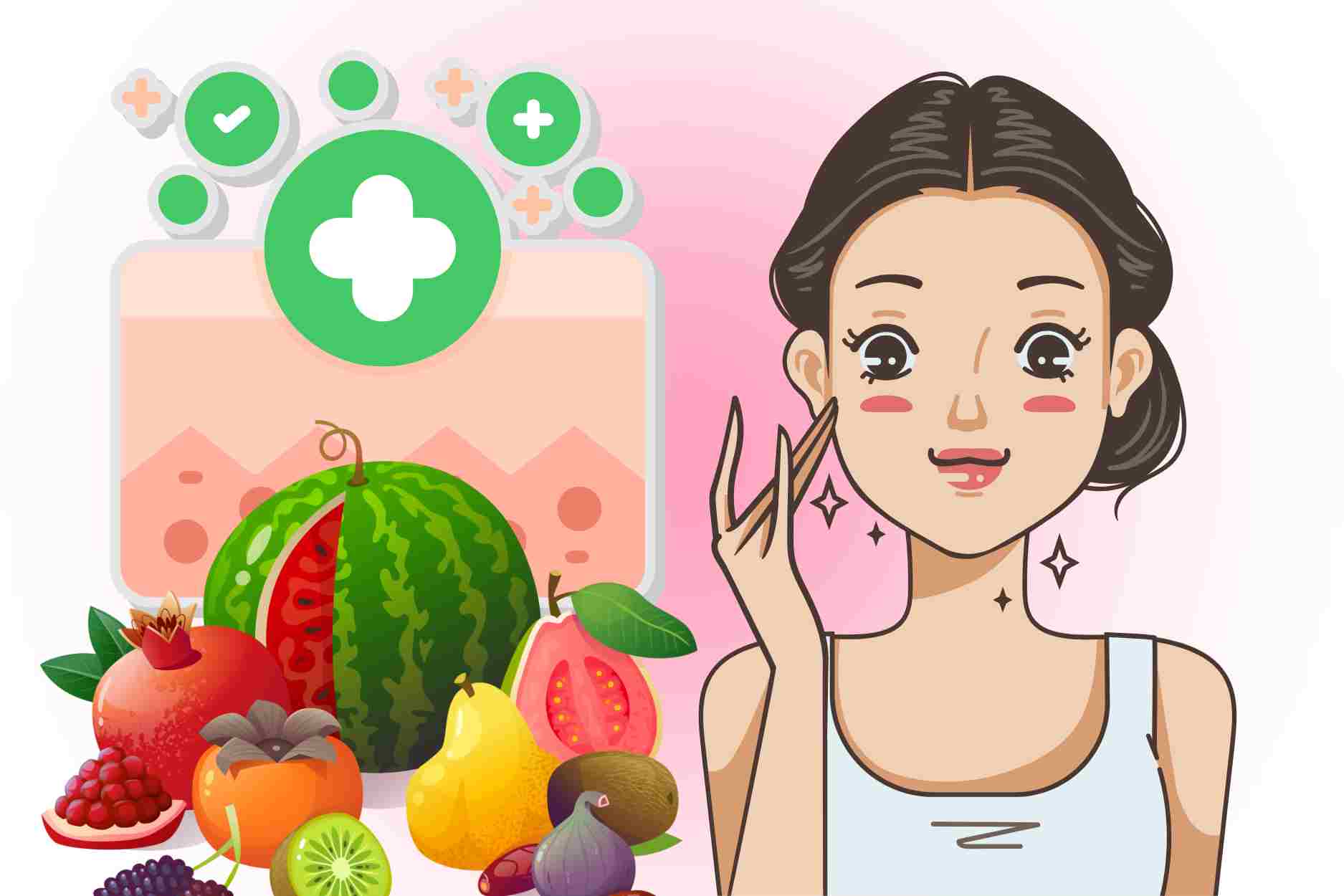 6 foods good for women's skin in their 40s