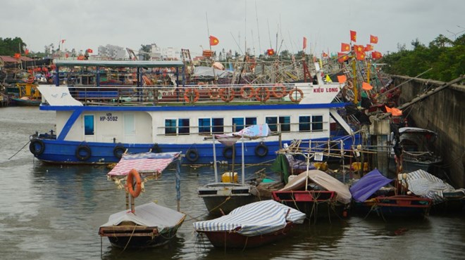 Hai Phong City requests units to notify the owners of vehicles and ships operating at sea to proactively take measures to prevent severe cold, severe cold, and strong winds at sea. Photo: Mai Dung
