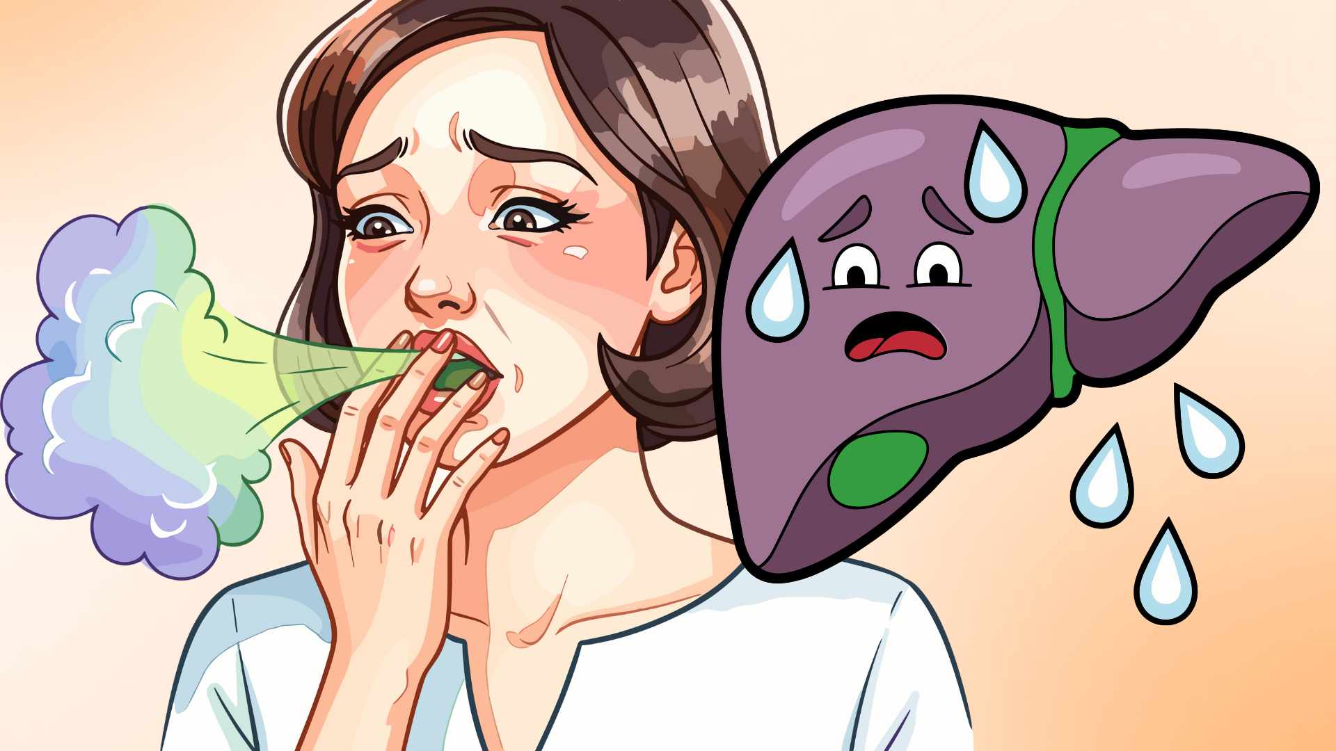 Poor liver function can be recognized through 3 morning manifestations