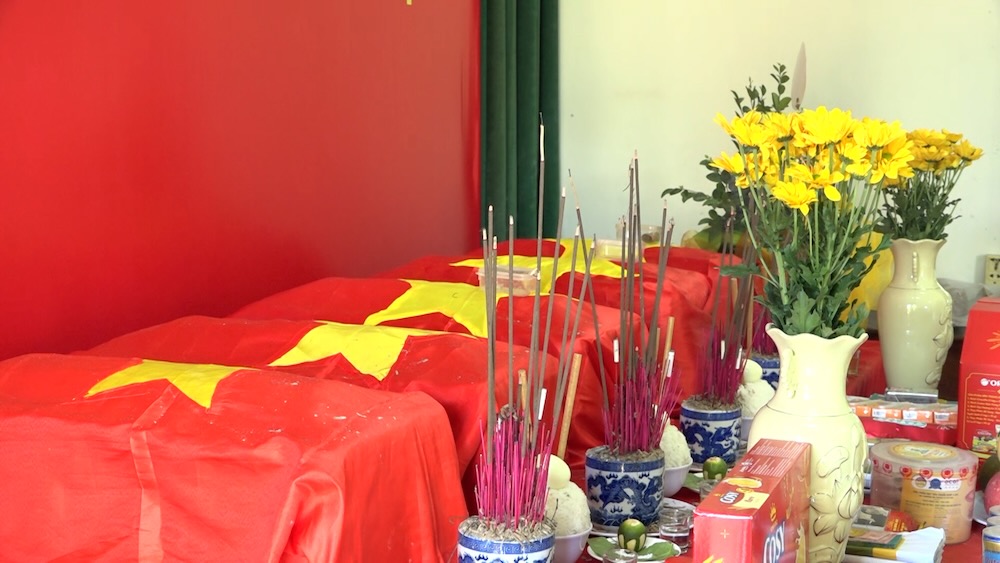 Many martyrs' remains discovered in Quang Tri. Photo: Xuan Dien