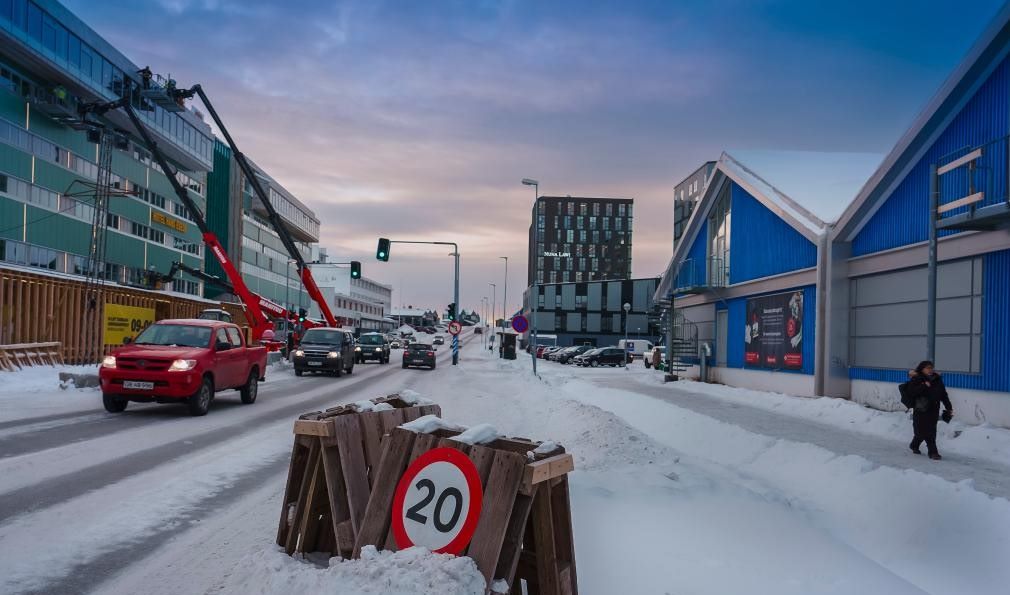 Quang canh trung tam Nuuk, thu phu Greenland, ngay 14.1.2026. Anh: Xinhua