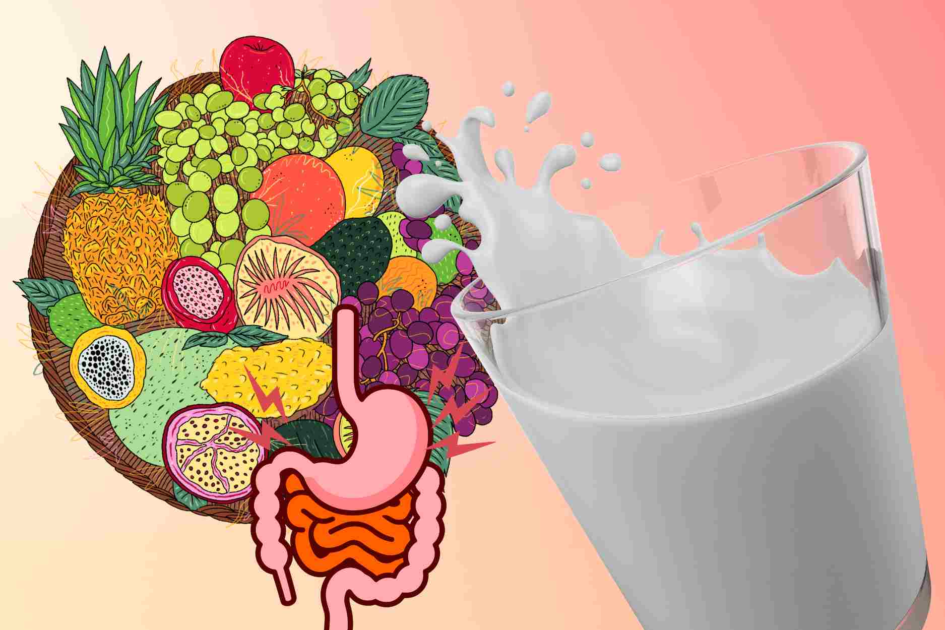 La verite sur la combinaison du lait et des fruits qui peut nuire au systeme digestif