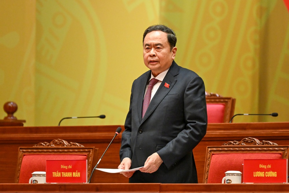 Comrade Tran Thanh Man - Chairman of the National Assembly of the 15th Socialist Republic of Vietnam. Photo: Pham Dong