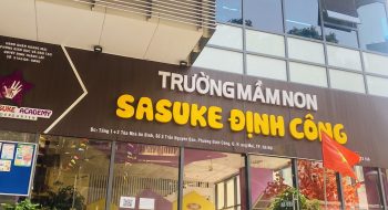 Trường Mầm non Sasuke Định Công, Hà Nội bị xử phạt vì an toàn thực phẩm. Ảnh: Văn Hùng