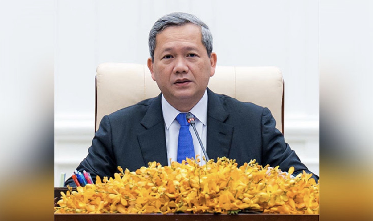 Cambodian Prime Minister Hun Manet chairs the meeting of the Online Anti-Scam Committee (CCOS) on January 21. Photo: Cambodian Prime Minister's Office