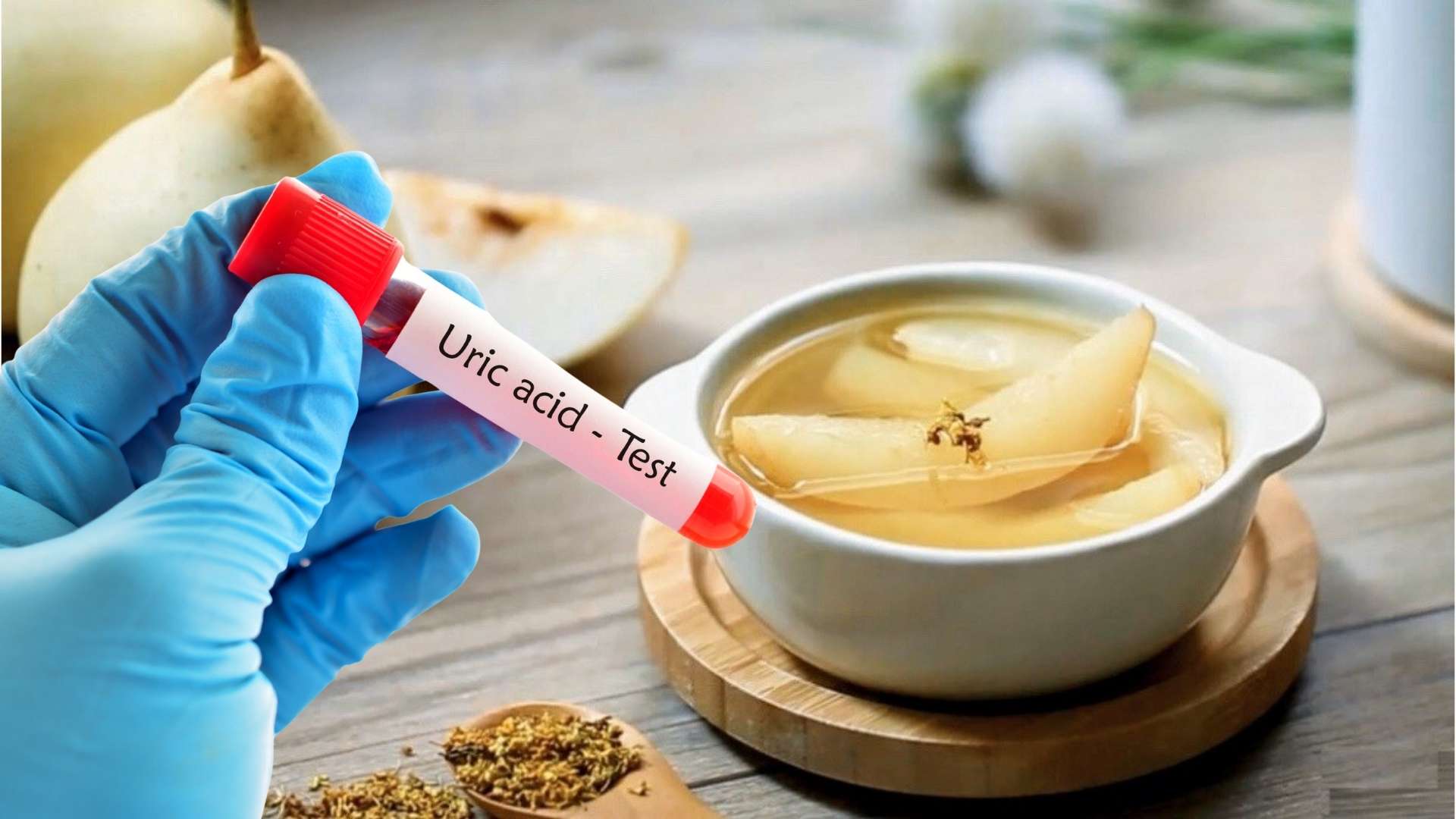 Steamed fruits that help reduce uric acid in winter