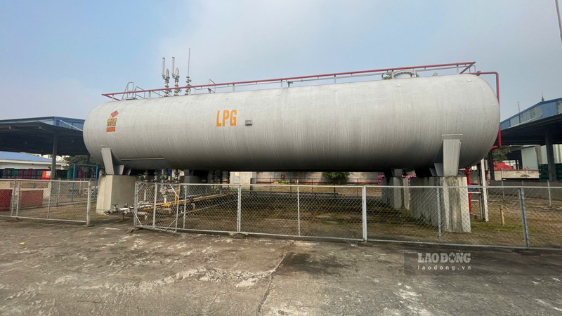 Khu vuc luu tru khi. Anh: Dinh Dai