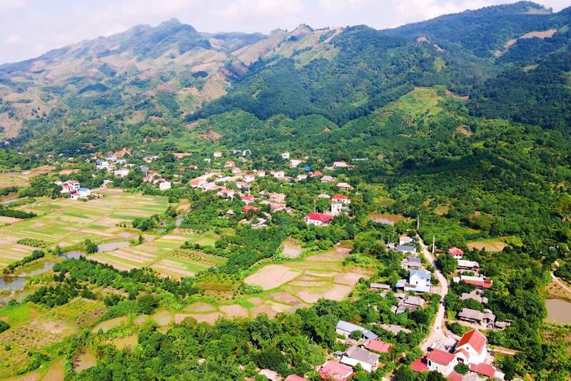 Special Festival of picking apples at the foot of Cao Pha pass, Muong Bu commune, Son La province. Photo: Nhat Minh