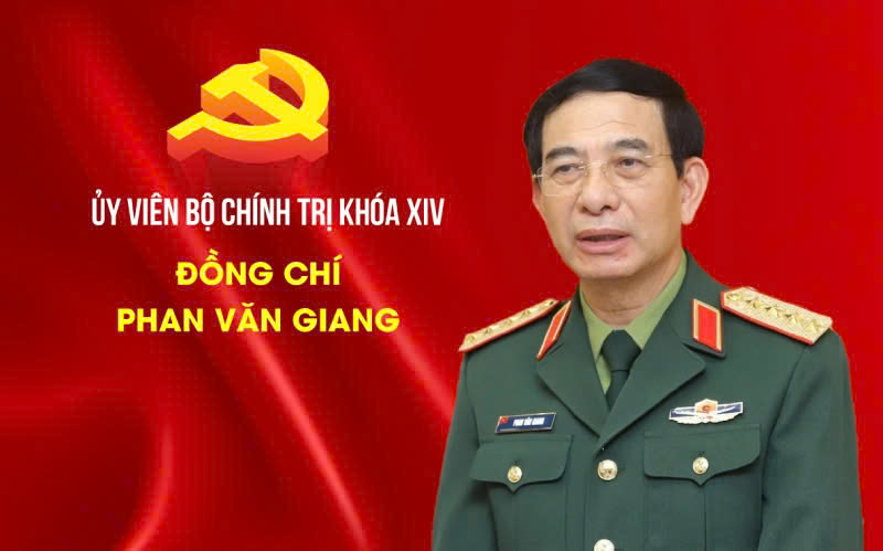 General Phan Van Giang - Minister of National Defense - was elected as a member of the Politburo of the 14th Central Executive Committee. Photo: Ministry of National Defense