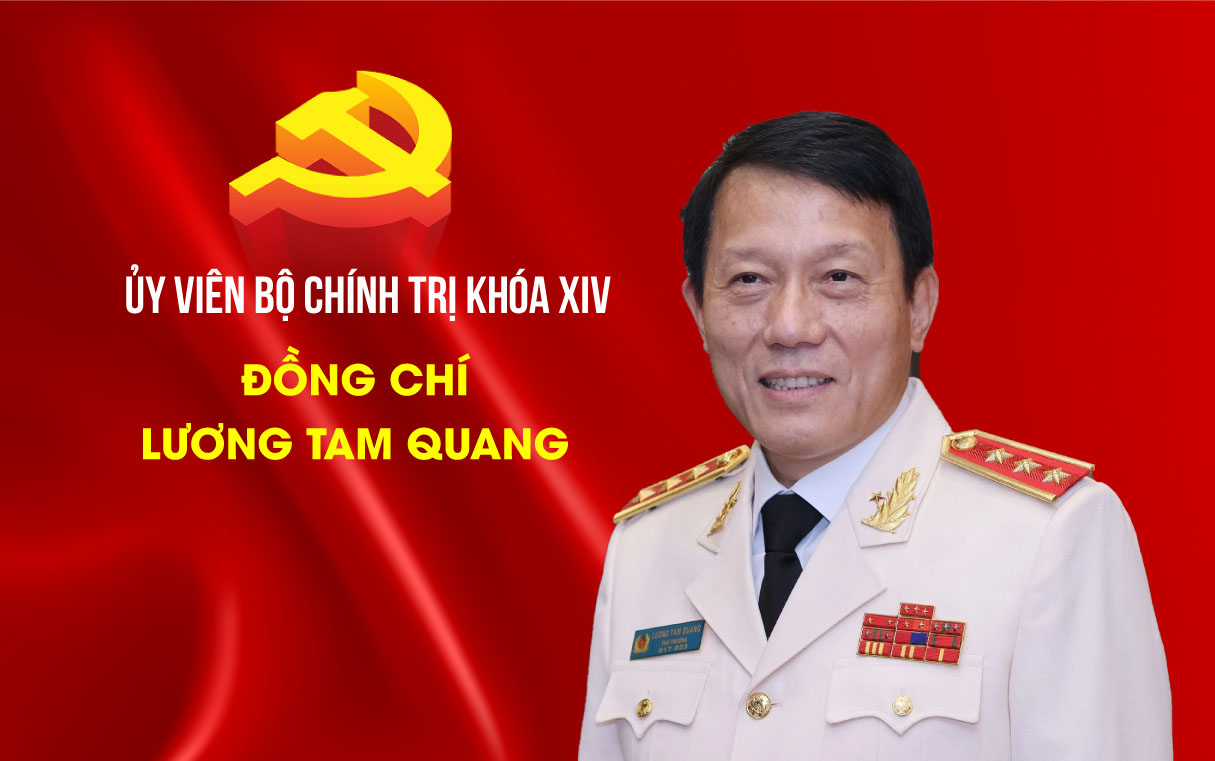 General Luong Tam Quang was elected as a member of the Politburo of the 14th Central Executive Committee. Photo: Lao Dong