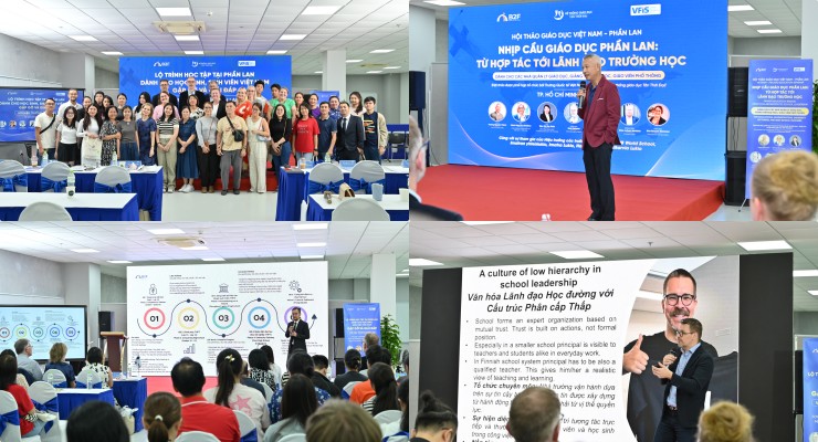 At the conference, parents and educators heard many valuable presentations, reflecting the core spirit of Finnish education. Photo: Organizing Committee.