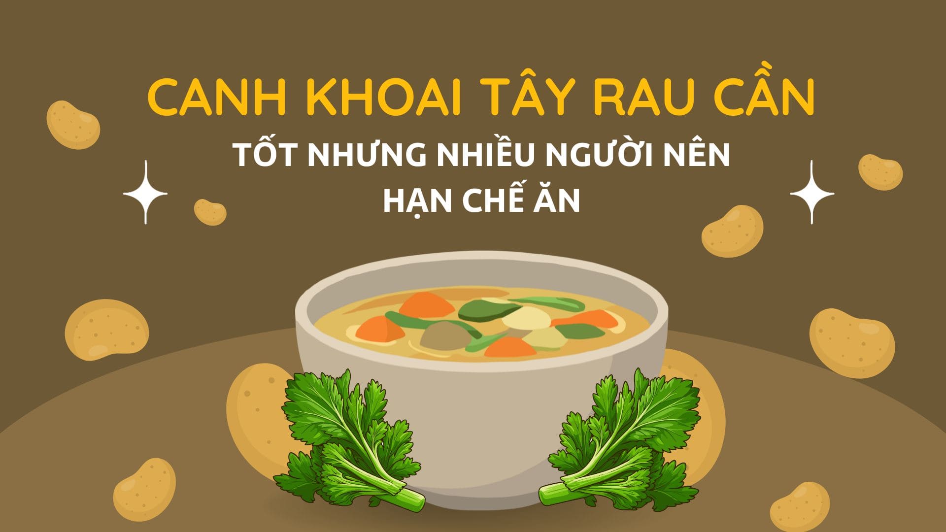 La soupe de pommes de terre et de legumes est bonne, mais de nombreuses personnes devraient limiter leur consommation