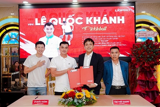 Cuu tuyen thu quan vot quoc gia Le Quoc Khanh hien dang la tay vot pickleball hang dau tai Viet Nam. Anh: D.T