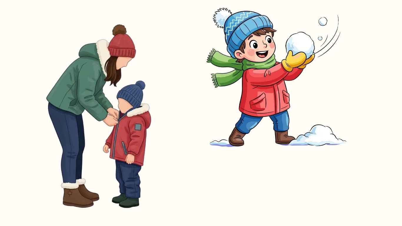 Keeping babies warm properly, mothers are relaxed while babies are still healthy throughout the cold season. Graphic photo: Hoang Loc