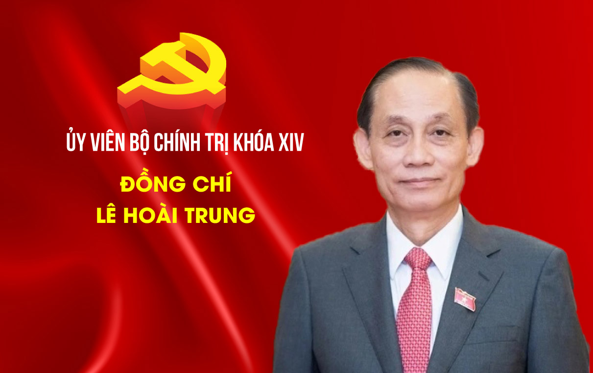 The 14th Central Executive Committee of the Party elected Comrade Le Hoai Trung as a member of the Politburo of the 14th Central Executive Committee. Photo: Lao Dong