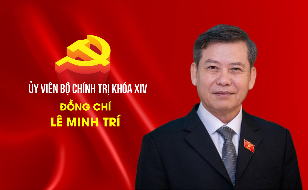 The 14th Central Executive Committee of the Party elected Comrade Le Minh Tri as a member of the Politburo of the 14th Central Executive Committee. Photo: Lao Dong