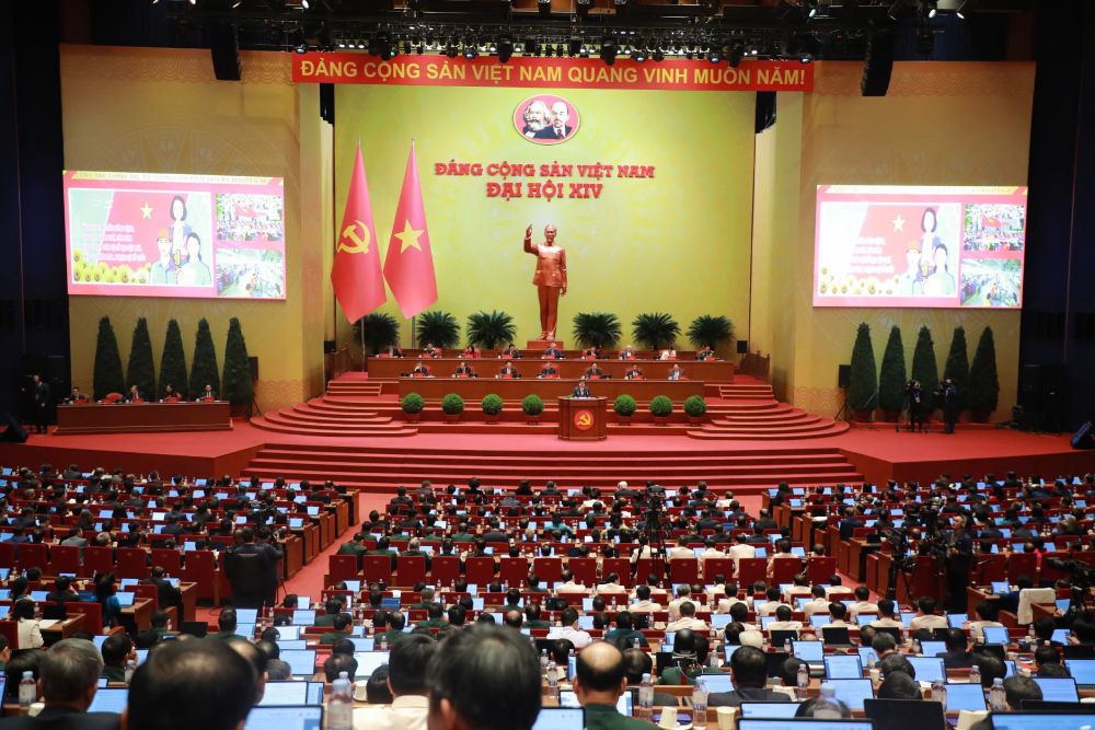 The 14th National Party Congress will close on the afternoon of January 23. After that, the General Secretary of the 14th Central Committee of the Party will chair the International Press Conference. Photo: Tran Vuong