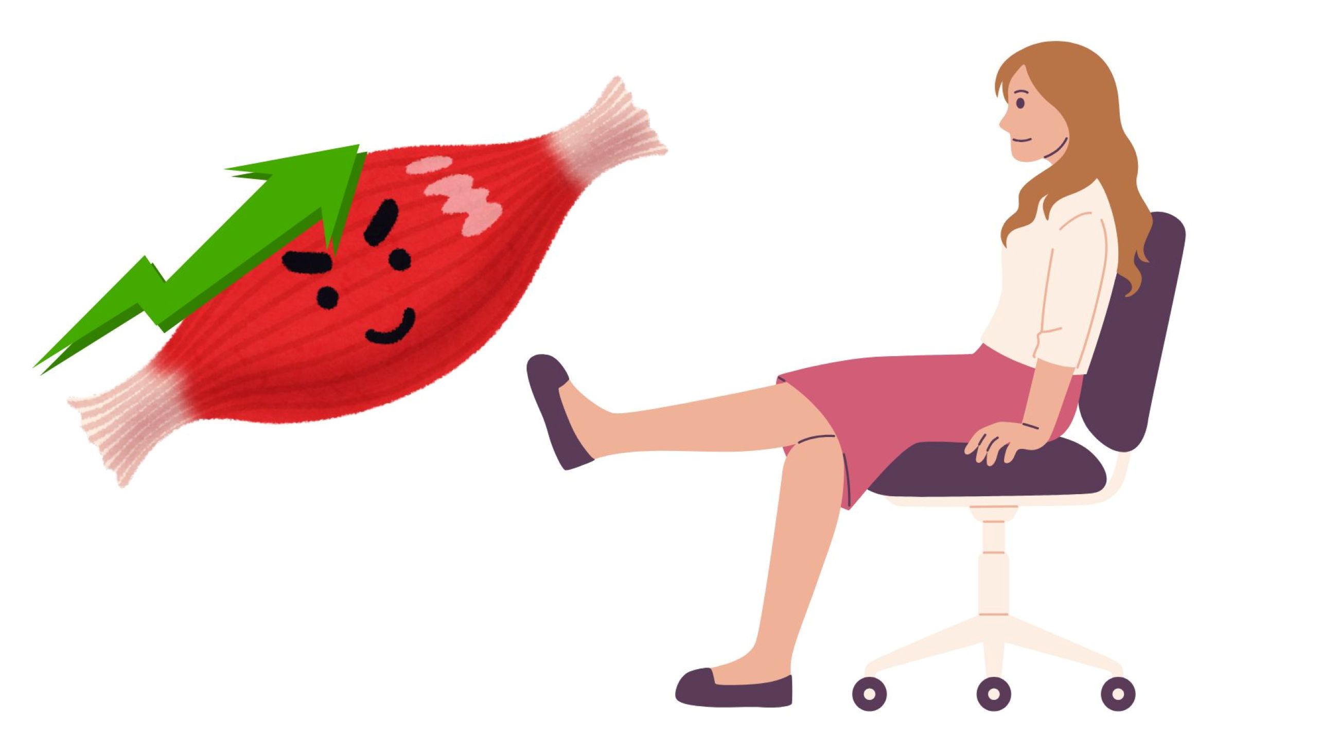 Stretching your knees while sitting is an exercise that helps restore muscles better than weightlifting. Graphics: Thanh Thanh