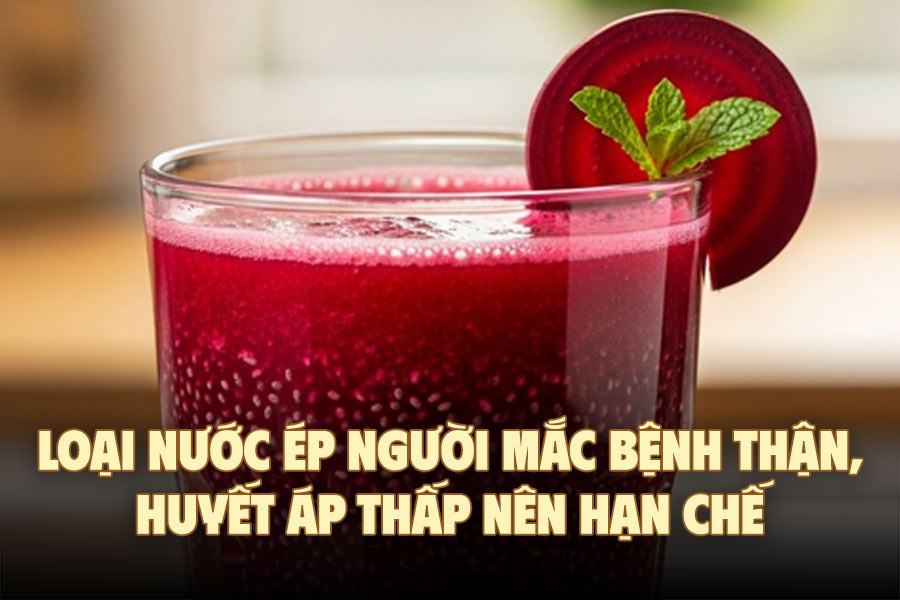 Drinks for people with kidney disease and low blood pressure should be limited