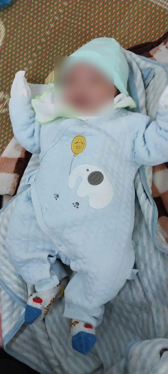 Chau be hien dang duoc cham soc tai Trung tam Y te