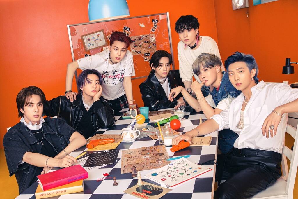 Kpop group BTS. Photo: Lotte