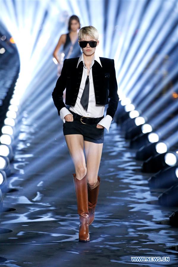 Saint Laurent a fonde Saint Laurent Productions dans le but de sponsoriser et coproduire des films. Photo : Xinhua