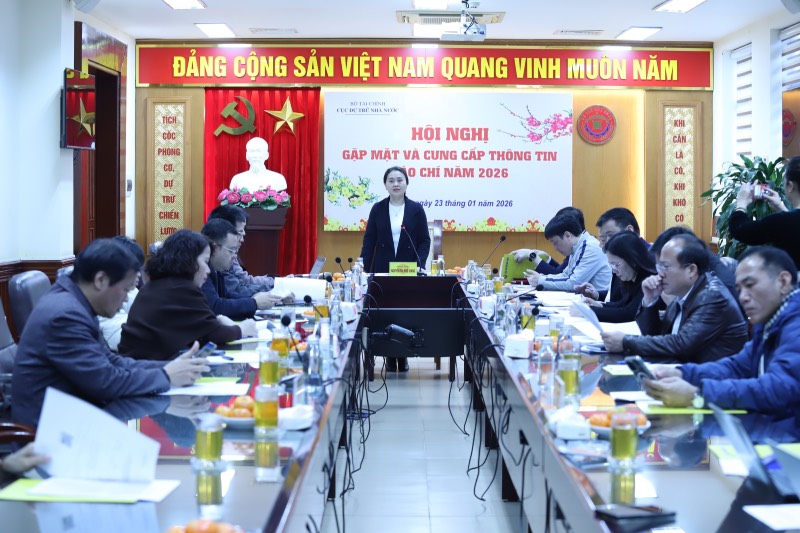 The State Reserve Department organized a press conference. Photo: Phuong Ha