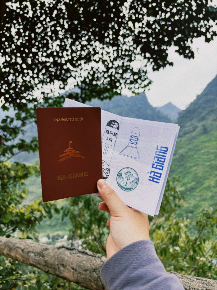 Trend dong dau moc vao “visa du lich Ha Giang” la mot y tuong sang tao, mang lai trai nghiem thu vi va doc dao cho du khach. Anh: Phong Linh